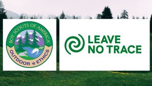 Leave no trace banner for Outdoor Ethics.